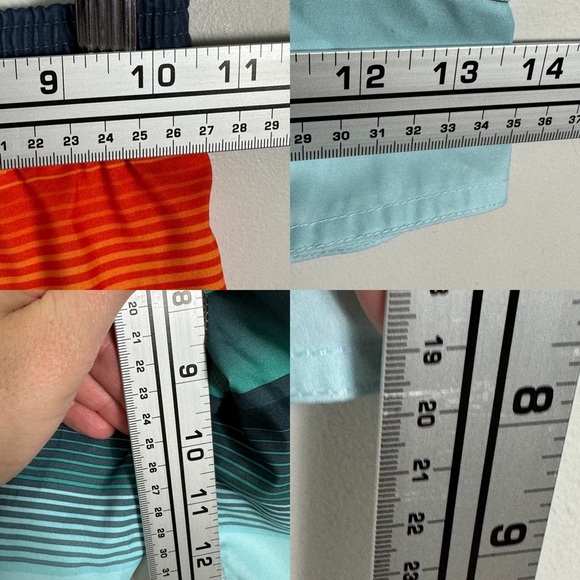 NWT RipCurl Board Shorts Lined Blue Orange Size 4 Swim Suit Boys Swimming Trunks - Picture 12 of 13